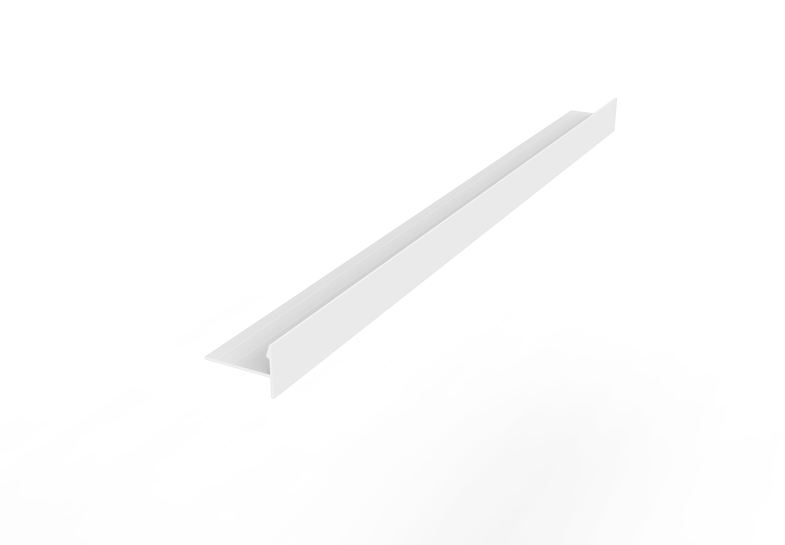 集成吊頂其他配件無(wú)邊組框型材20邊高（時(shí)尚白/啞光黑）效果圖