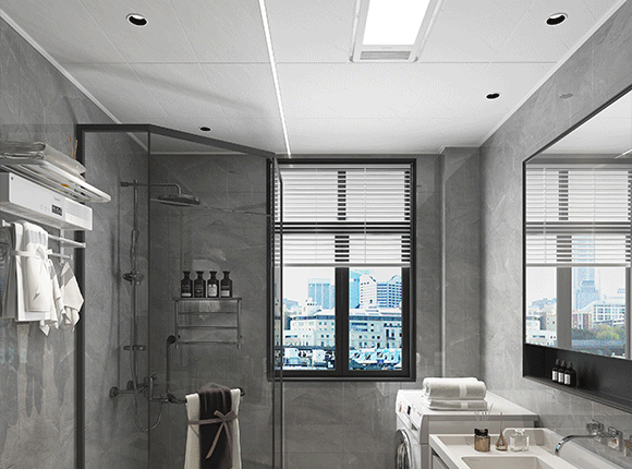 集成吊頂300系列（加盟商專供）富士白-簡(jiǎn)凸套框（600×300×17mm）效果圖