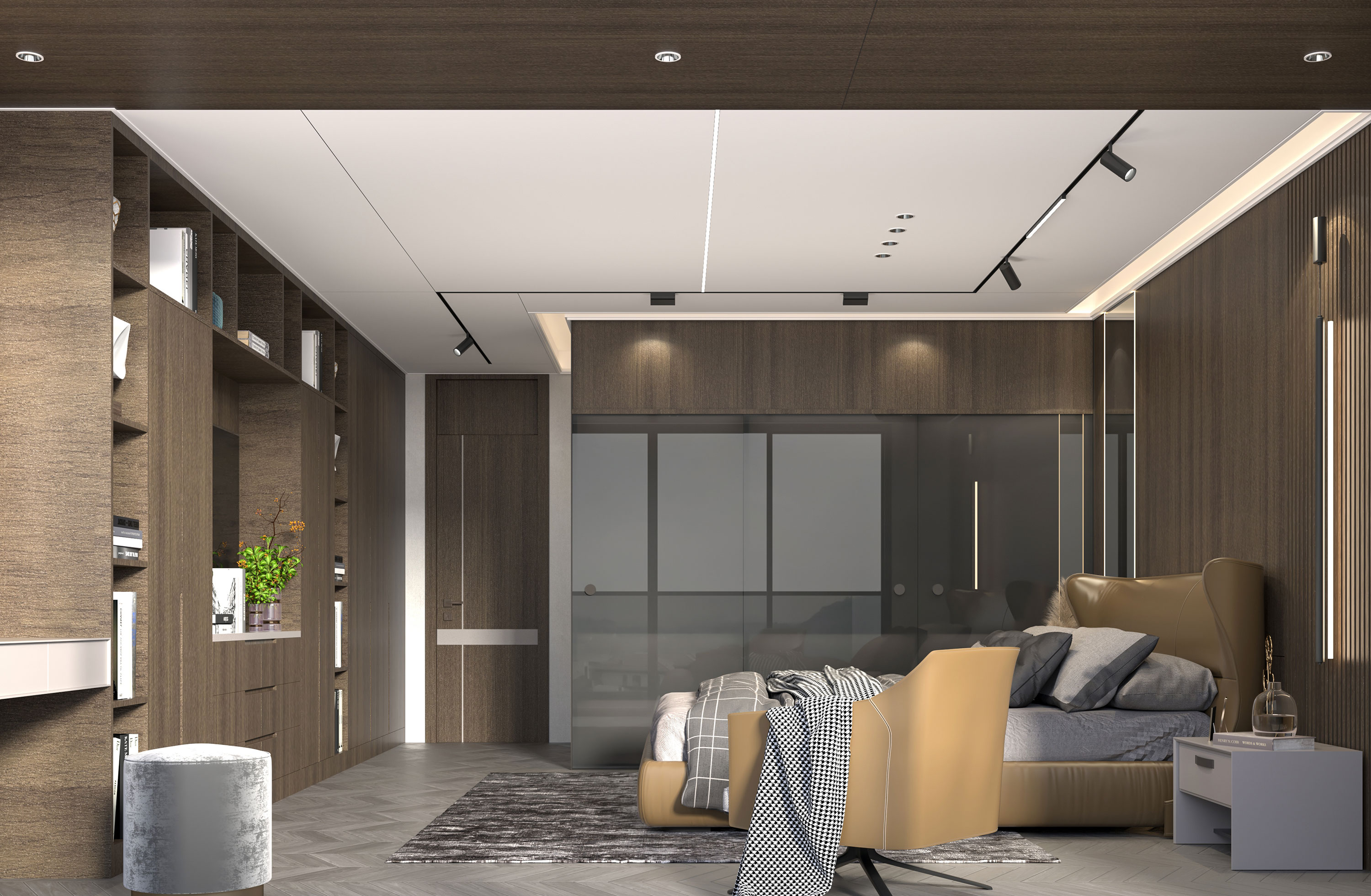 集成吊頂?shù)蹴敗し涓C板4S無縫蜂窩大板效果圖