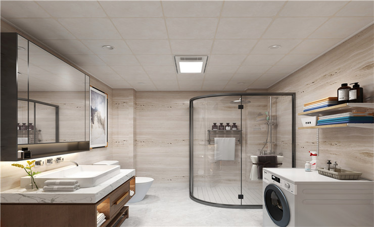 安裝時，我不知道集成吊頂應該安裝多高。 以下是在浴室中安裝集成吊頂的一些準則。